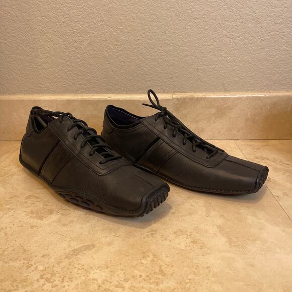 Tsubo Phad D3-01 Men’s Black Leather Shoes | Size 10 | Vintage | New in Box - Picture 11 of 13